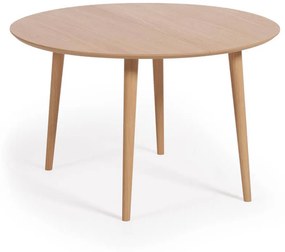 Jedálenský stôl quio Ø 120 (200 x 120) cm dubový MUZZA