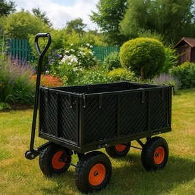 Záhradný vozík na nafukovacích kolesách 220 l / 350 kg