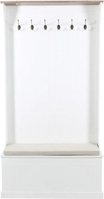 Biela predsieňová stena s lavicou Actona Aster