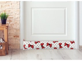 Bellatex Tesniaci valec LIN Mašľa červená, 15 x 85 cm