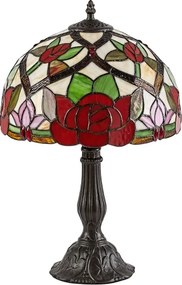 Brilagi - Tiffany vitrážová stolná lampa GARLAN 1xE27/40W/230V