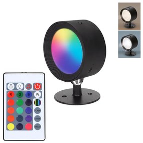 SOLIGHT LED nabíjací RGB svetlo, diaľkový ovládač, Li-Ion, USB-C