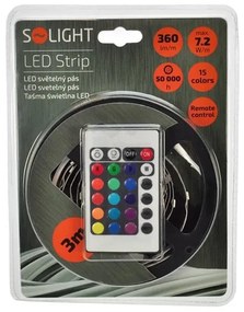 Solight WM55 - LED pásik s diaľkovým ovládačom 7,2W/12V 3m
