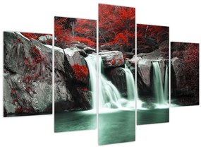 Obraz - Vodopády (150x105 cm)