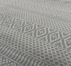 BE Koberec Zurich 1901 GREY – sivý obdĺžnikový Rozmer: 200x290 cm