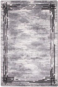 Koberec DIAMOND K8778S strieborný