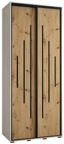 Skriňa 45 Canaris 12 110 biela/artisan/čierna