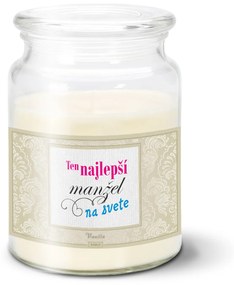 Sablio Sviečka Ten najlepší manžel na svete - 500 g