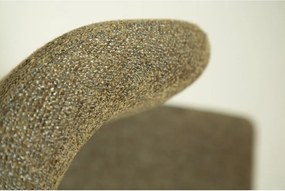 Khaki čalúnená jedálenská stolička Glam – DAN-FORM Denmark