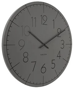 Nástenné hodiny KA5593GY Karlsson, Blade Numbers XL, 60cm