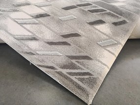 Berfin Dywany, Kusový koberec Vals 8375 Grey, 80x150, šedá, kancelária