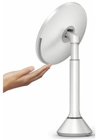 Zrkadlo Simplehuman s nastavitelným jasom Dual LED, biela