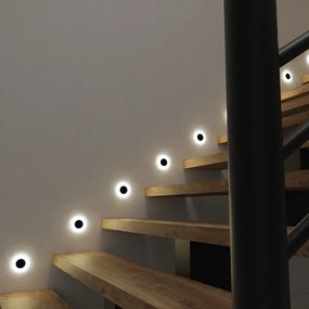 Schodiskové LED svietidlo Oti, 1x LED 0,6w, 3000k, b