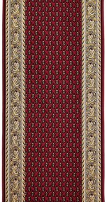 Associated Weavers, Protišmykový behúň na mieru Inca 11, šíre 67 cm, červená, chodba / predsieň
