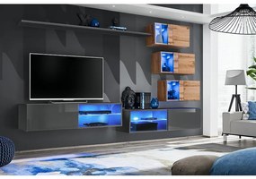 Obývacia Stena Switch Xxiv Grafit/Wotan