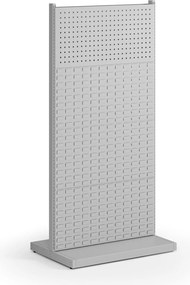 Perforovaný stojan, obojstranný, 2x panel na náradie, 6x panel na boxy, 960 x 640 x 1964 mm
