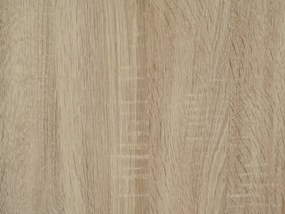 Posteľ s nočnými stolíkmi Cheep 180x200 cm, biela/dub sonoma