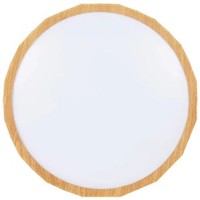 Candellux LED stropné svietidlo Cadix s dreveným rámčekom okrúhle 24W 13-17666