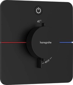 Hansgrohe ShowerSelect Comfort Q, termostat pod omietku pre 1 spotrebič, čierna matná, HAN-15581670