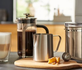 Kanvička na mlieko, Farba ušľachtilej ocele