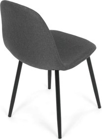 Jedálenská stolička sivá CT-V2972 GREY2