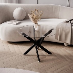 KONFERENČNÝ STOLÍK PASCAL ČIERNY + SKLO