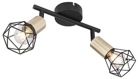 Globo 54802S-2AB - Bodové svietidlo XARA 2xE14/40W/230V