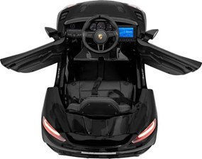 Elektrické autíčko Porsche Spyder RS 718 MP4 čierne