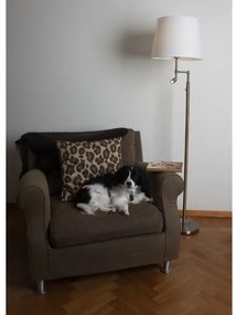 ByRydens 1988780-5504-LED Stojacia lampa ORLANDO 1xE27/5W/230V+LED/3W biela/bron