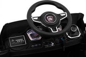 Ramiz Elektrické autíčko Rapid Racer pre deti, čierne SUV + diaľkové ovládanie