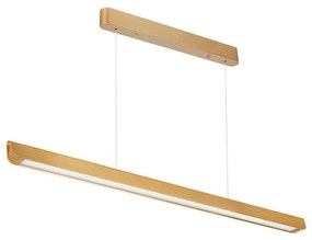 LED Luster na lanku LED/36W/230V 3000/4000/6400K zlatá