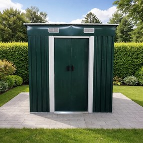 Záhradný domček BestBerg BBSH-406GN / 2,25 m² / 121 x 194 x 192 cm / zelená