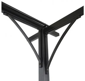 Pergola se stahovací střechou 3,5x3,5 m Dekorhome