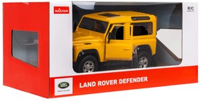 Autíčko R/C Land Rover Defender 1:14 RASTAR - žlté