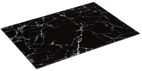 Doska na krájanie Glass Marble, čierna, 40x30 cm