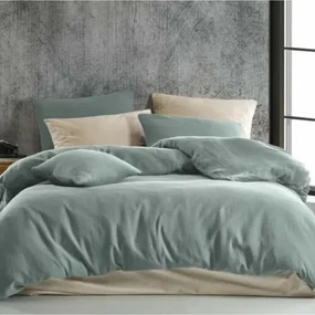 Kvalitex Mušelínové obliečky svetlozelená, 220 x 200 cm, 2 ks 70 x 90 cm, 220 x 200 cm, 2 ks 70 x 90 cm