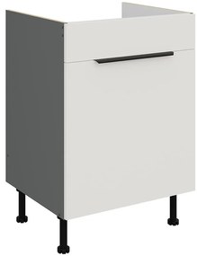 Kuchynská skrinka Aria-Wh/Ant Anti Fingerprint 60zl 1s Bb