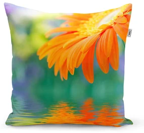 Sablio Vankúš Oranžová gerbera - 50x50 cm