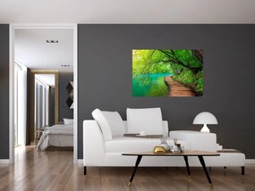 Obraz - Plitvické jazerá (90x60 cm)