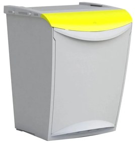 Denox Ekosystem odpadkový kôš na triedený odpad 25 l, žltý - plast