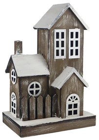 Dekoračný domček s LED D6547