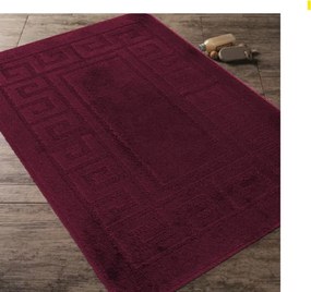 Sada kúpeľňových koberčekov Montana Ethnic Aubergine