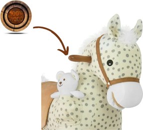 Hojdací koník Pony so sivými bodkami