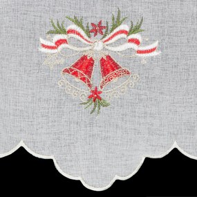 KRÁTKA ZÁCLONA NA PÚTKACH XMAS17 145X40 CM VZOROVANÁ