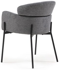 Jídelní křeslo GRANDA šedé