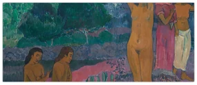 Obraz - Paul Gauguin, The Invocation, reprodukcia (120x50 cm)