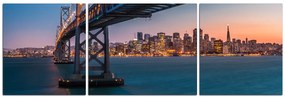 Obraz na plátne - San Francisco - panoráma 5923C (90x30 cm)