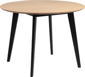 XXXLutz JEDÁLENSKÝ STÔL, dub, kaučukové drevo, čierna, farba duba, 105/105/76 cm MID.YOU - Stoly - 001749049801