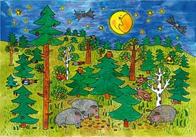 MARIONETINO Bábky a kulisy k rozprávke Brémski muzikanti