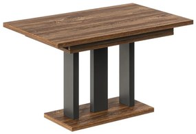 Stôl Appia 210 mat čierna noha dub stirling